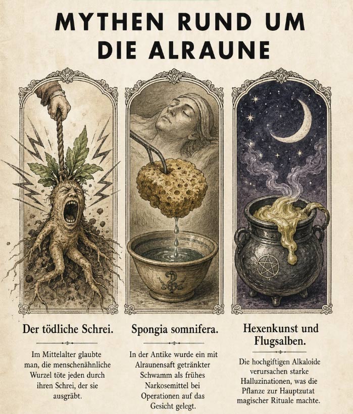 mythen über die alraune